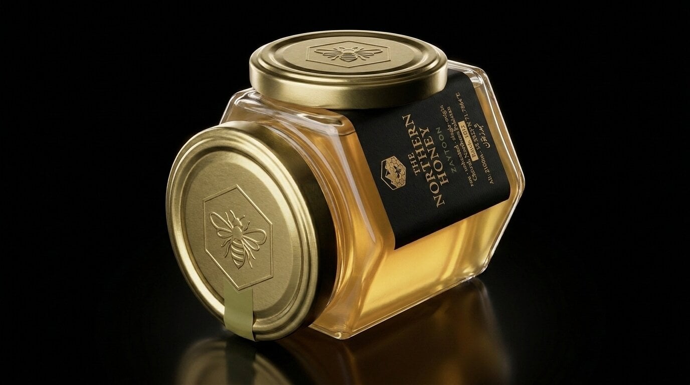 Zaytoon jar — three-quarter view